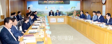 증평군, 현안사업 예산 지원 건의