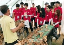 충남대 농업생명과학대학 가온학생회, 논산서 농촌봉사