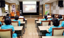 논산소방서, 애향요양병원서 소방안전교육