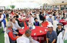 괴산군 청안면 경로잔치