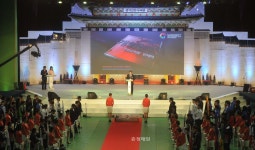 개회선언하는 안재덕 진천군의회 의장