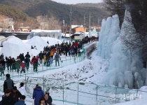 겨울왕국 청양 알프스마을로 나들이 오세요