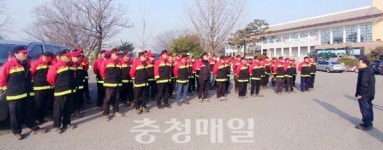 옥천군 산불예방진화대원 교육