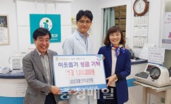 서구 삼성재활의학과의원, 둔산3동에 성금 기탁