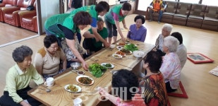 청주 수곡1동 새마을부녀회, 사랑의 점심 봉사