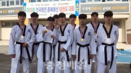 청주대 태권도부, 전국체전 전 체급 충북대표 선발