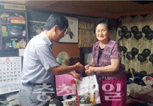 청양군 목면 천성암, 이웃돕기 쌀·고기 기탁