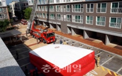 논산소방서, 고층아파트 현장적응훈련