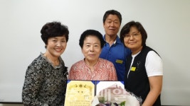 충주열린학교 유춘자씨 문해의 달 시화전 특별상
