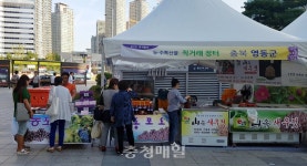 영동군, 22일까지 수도권 도시민들 입맛 공략