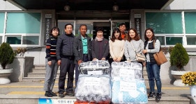 청주 오근장동 바살위, 사랑의 이불 기탁