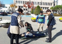 청주 청원구청 자위소방대 소방훈련