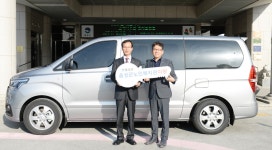 음성군, 노인복지관에 차량 전달