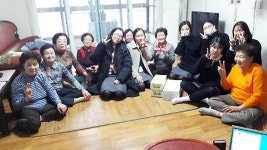 청주 일신여고 학생회, 노인 섬김 활동