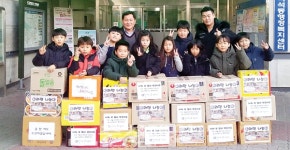 천안시 백석동 세계로효태권도 라면 기탁