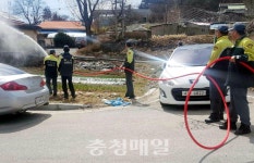 계룡남·여의용소방대, 호스릴 소화전 점검
