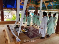 금산 진산향교 명륜당 상량식
