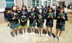 당진시, 학교 4-H회 회원들에게 꽃묘 지원