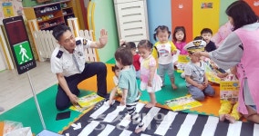 논산경찰서, 어린이집에서 교통안전 교육