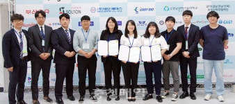 충남대 동물자원과학부 대학원생들, 축산관련학회 상 한아름
