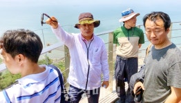 김홍장 당진시장, 난지섬 현장점검