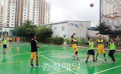 홍성군청소년수련관 농구대회 열어