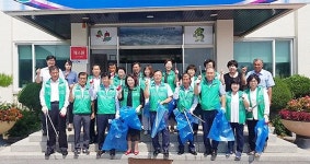 음성군 삼성면 새마을지도자協, 국토 대청결