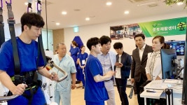 청주 씨엔씨율량병원, 로봇재활센터 숲 개소