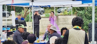 청주 사랑나눔 기초푸드뱅크, 강서1동 경로잔치 개최