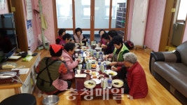 영동 양산면 주민자치위, 급식봉사