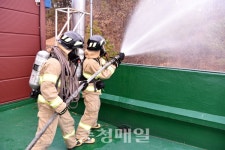 계룡소방서, 내일까지 신입 소방관 훈련