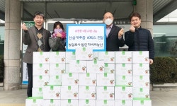 다비치농산, 산삼 대추즙 기증