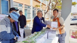 금산군 진산면·진산농협, 농산물 팔아주기 운동 실시