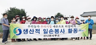충주시 신니면생활개선회 생산적 일손봉사 참여