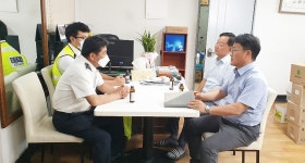 청주 상당署, 운수업체 대상 교통안전 홍보활동