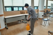 청주시 내덕1동, 코로나19 감염예방 청사방역