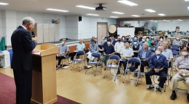 청주시 오근장동, 경로당 코로나19 대응요령 교육
