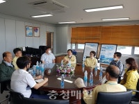금산군의회, 수자원공사 용담지사 방문