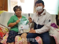 서천군 한산면·한산사랑후원회, 취약계층 영양식품 지원