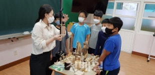 영동 상촌초, 해금 만들기 체험학습