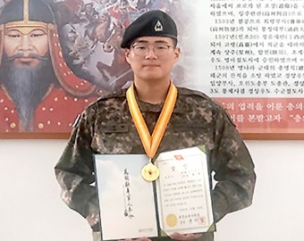 청주대 졸업생 이재혁 소위, 교육사령관 표창