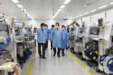 김석환 홍성군수, 내포도시첨단산업단지 입주기업 방문