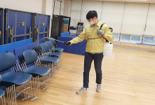 청주시 복대1동, 청사 방역소독 실시