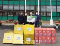 영동 황간신협, 저소득층 후원물품 기부