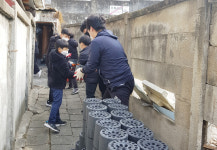 청주 용인대케이탑태권도, 연탄 봉사활동