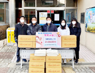 충주시 누리마트, 가래떡 나눔