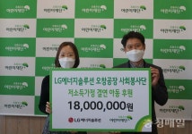 엘지에너지솔루션 오창1공장1식당 | LG에너지솔루션 오창공장, 저소득가정 결연 아동 후원