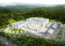 충주시, 중부권 통합의학센터 유리 전체 재시공