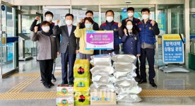 보령시 재향군인회, 보건소 직원 응원