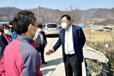 이상천 제천시장, 지난해 수해피해 지역 현장방문